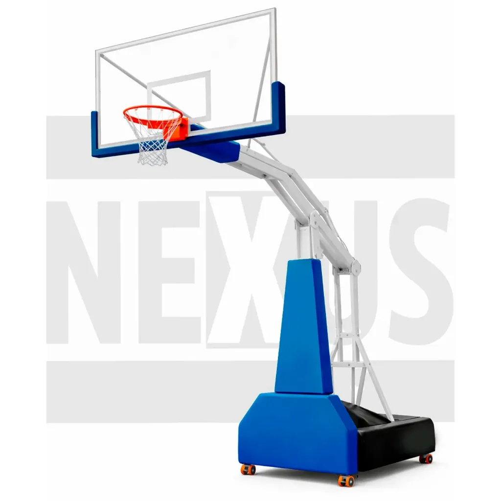 [CASTILLOS DE BASQUET] CASTILLO DE BÁSQUET 
 TRANSPORTABLE E HIDRAULICO
 PROFESIONAL