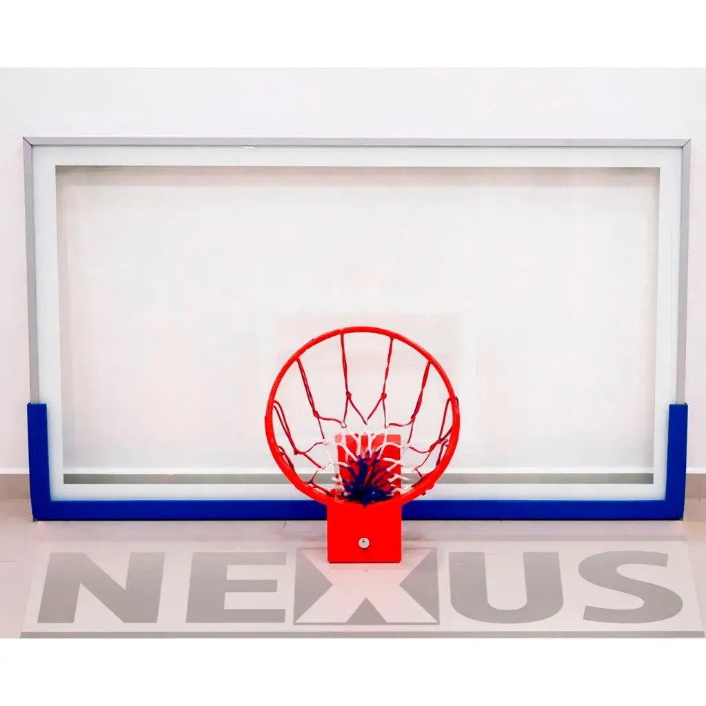 [CASTILLOS DE BASQUET] TABLERO DE BASQUET DE VIDRIO TEMPLADO DE 10MM